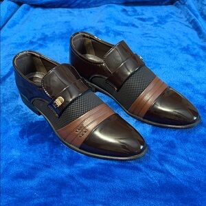 Men's Brown and Black Formal Shoes
